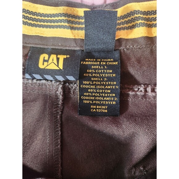 Caterpillar CAT‎ C 172 Trademark Pants Size 36/31  Brown/Black Color - Picture 4 of 6